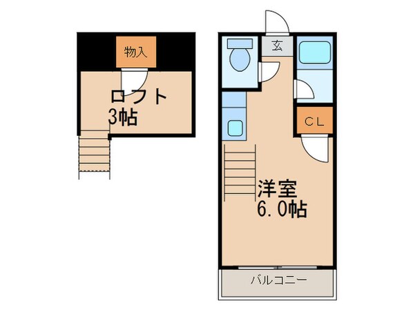 セーヌ千早Ⅳの物件間取画像